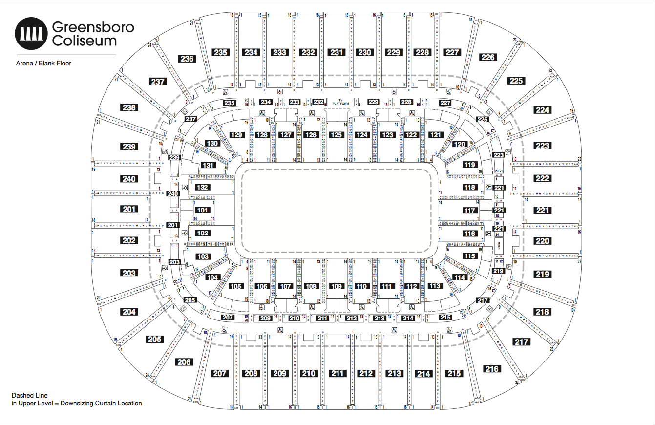 greensboro coliseum seating chart